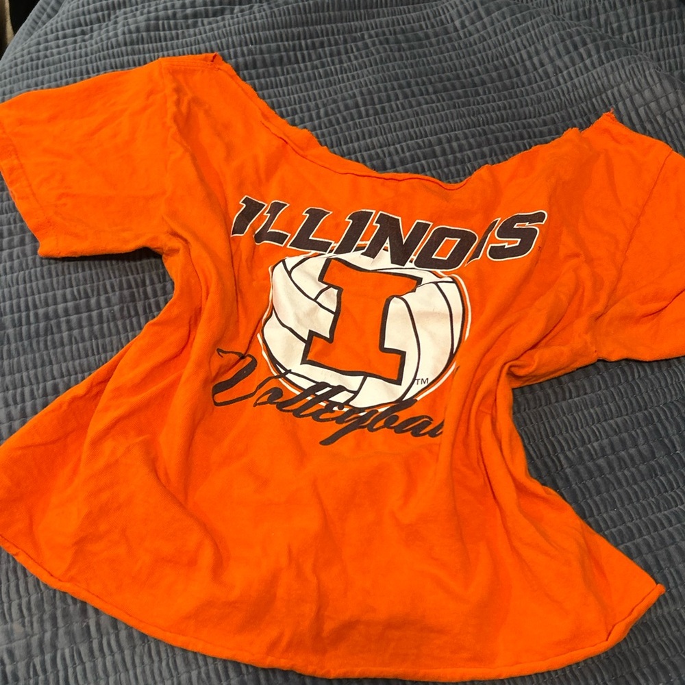 Orange Kids Volleyball T-Shirt